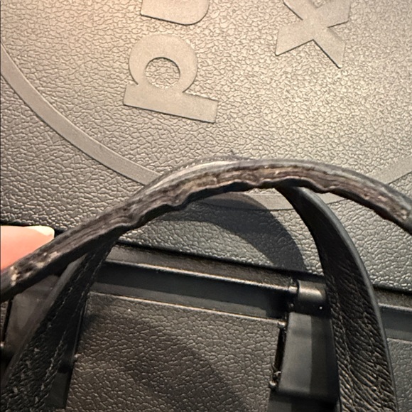 Coach Black Satchel Bag with crossbody strap - Picture 11 of 13